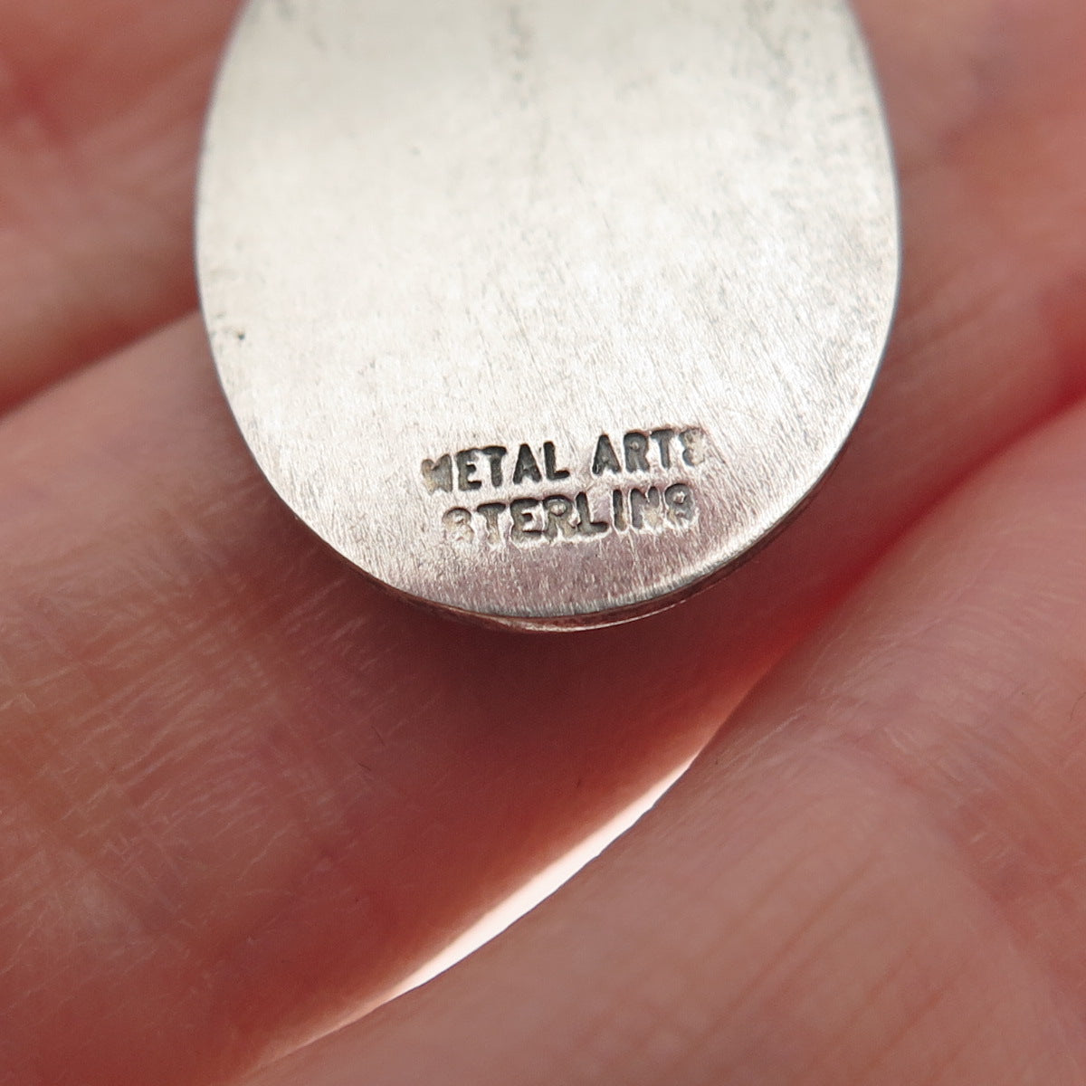 Metal Arts 925 Sterling Silver Vintage Enamel Occupational Therapy Charm Pendant