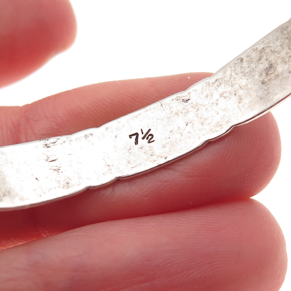 GORHAM Sterling Silver Antique 1893 World's Fair Chicago Bangle Bracelet 7.5"