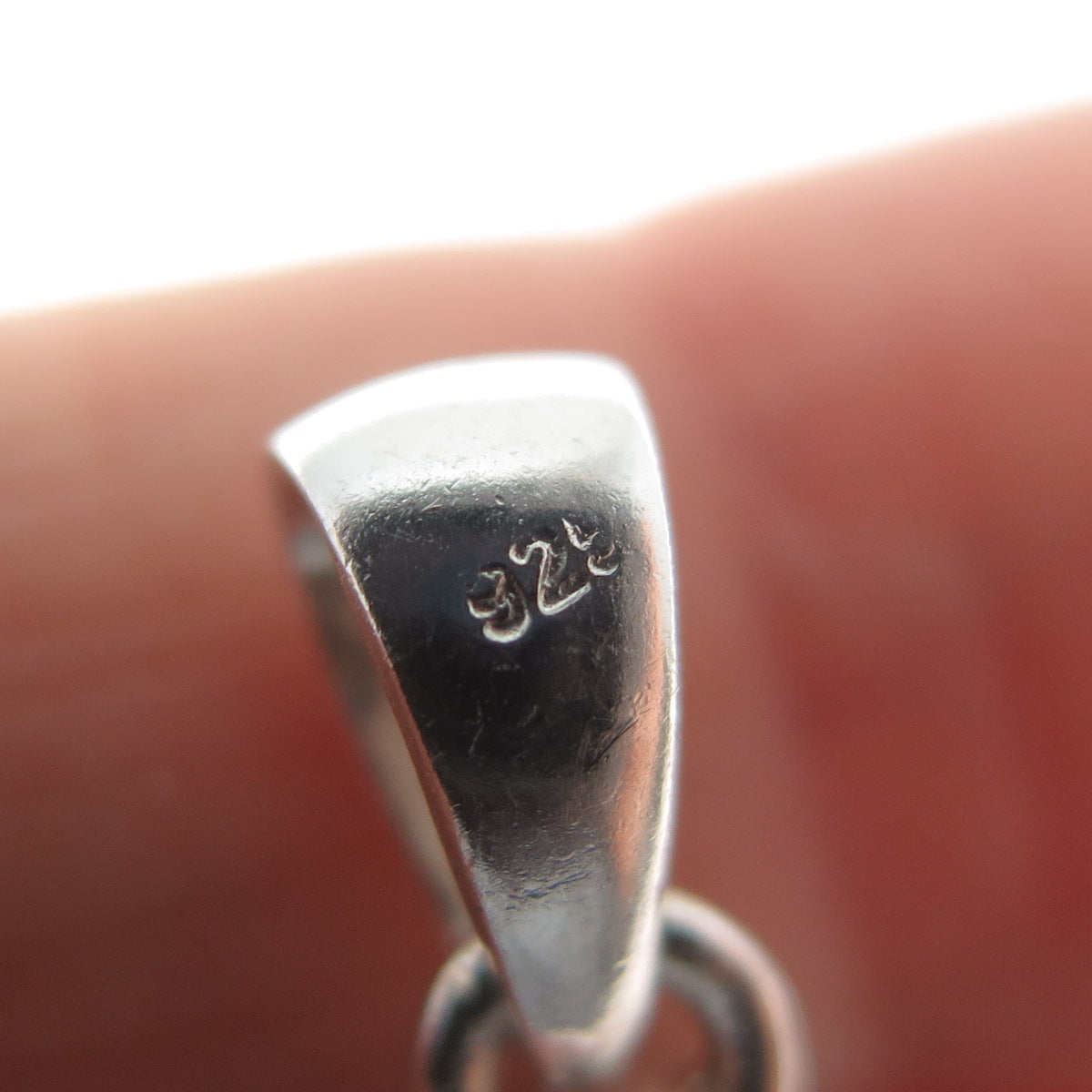 925 Sterling Silver Vintage Real Chrysocolla Teardrop Charm Pendant