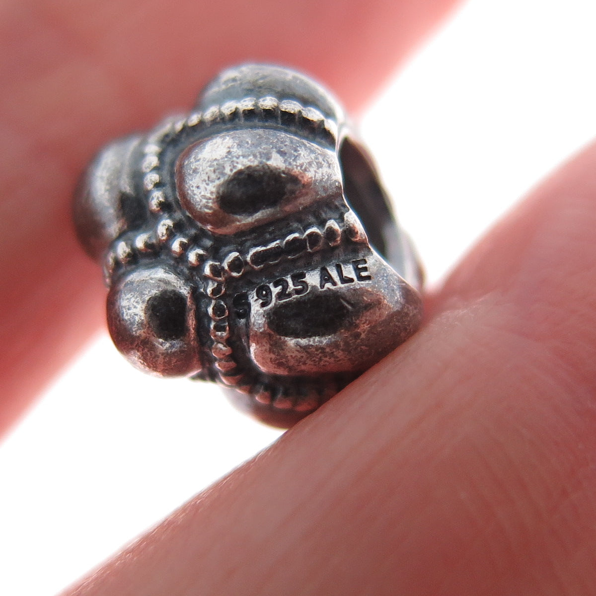 PANDORA 925 Sterling Silver Journey Dots Bead Charm