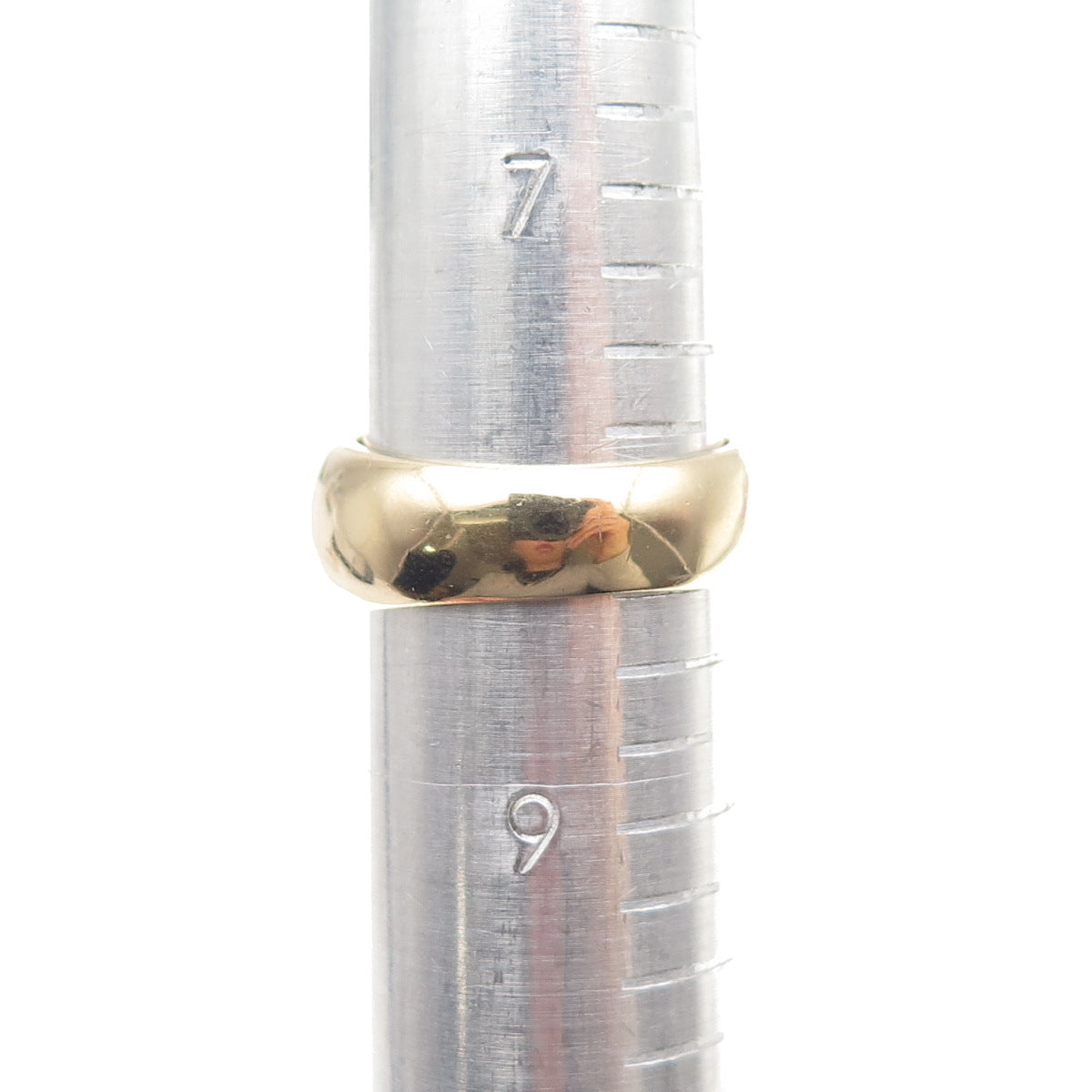 Silvio Hidalgo 925 Sterling Gold Plated Enamel Purple & White C Z Ring Size 8.25