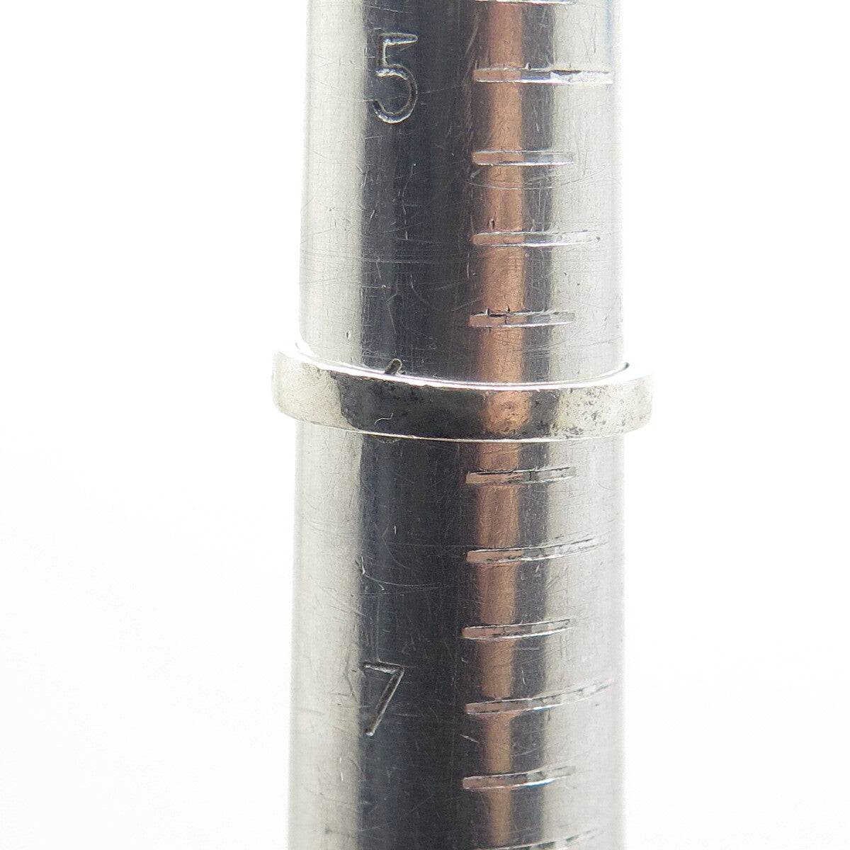 SUNRISE 925 Sterling Silver Vintage Roped Dome Oxidized Ring Size 6.25