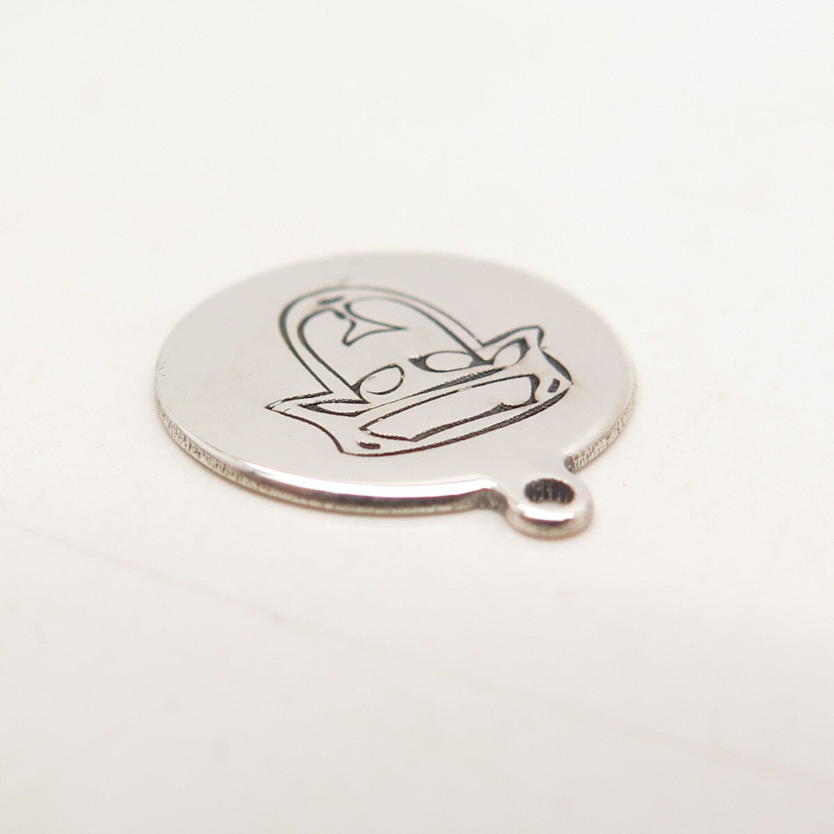 925 Sterling Silver USA Two In Town Sheep Charm Pendant