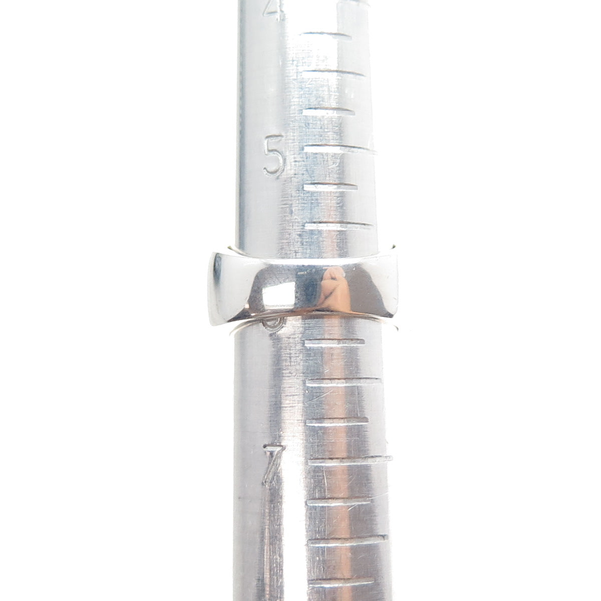 925 Sterling Silver Real MOP & Round-Cut C Z Modernist Ring Size 6