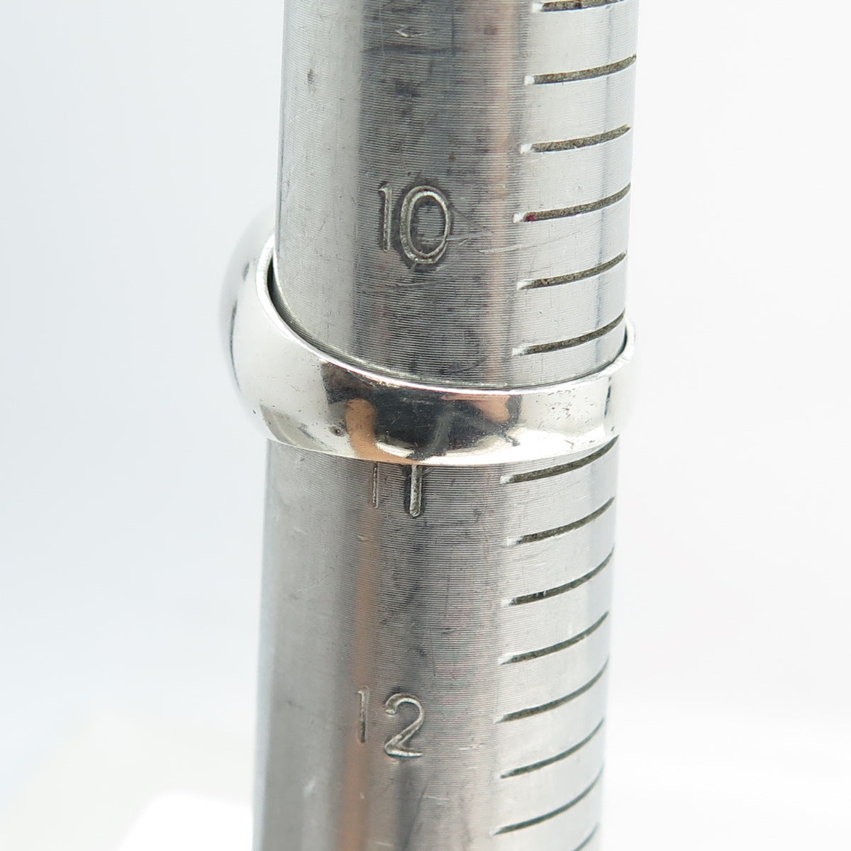 925 Sterling Silver Vintage Rainbow Enamel "Happy Pride" Signet Ring Size 11