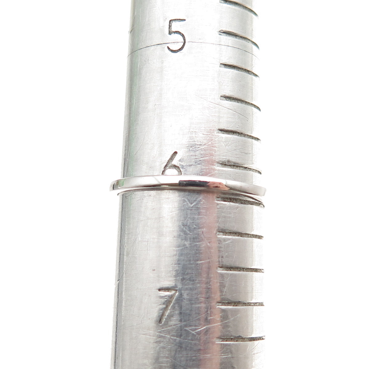 925 Sterling Silver Round-Cut C Z Flower Ring Size 6.25