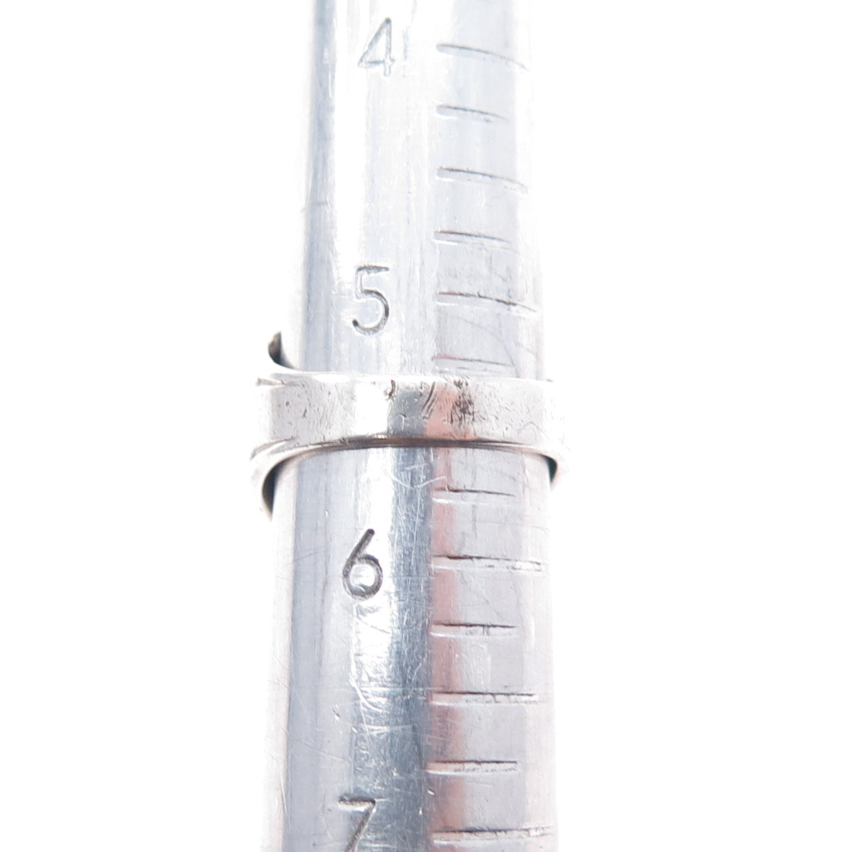 CLARK & COOMBS Sterling Silver Antique Black Onyx Ring Size 5.5 (missing stone)