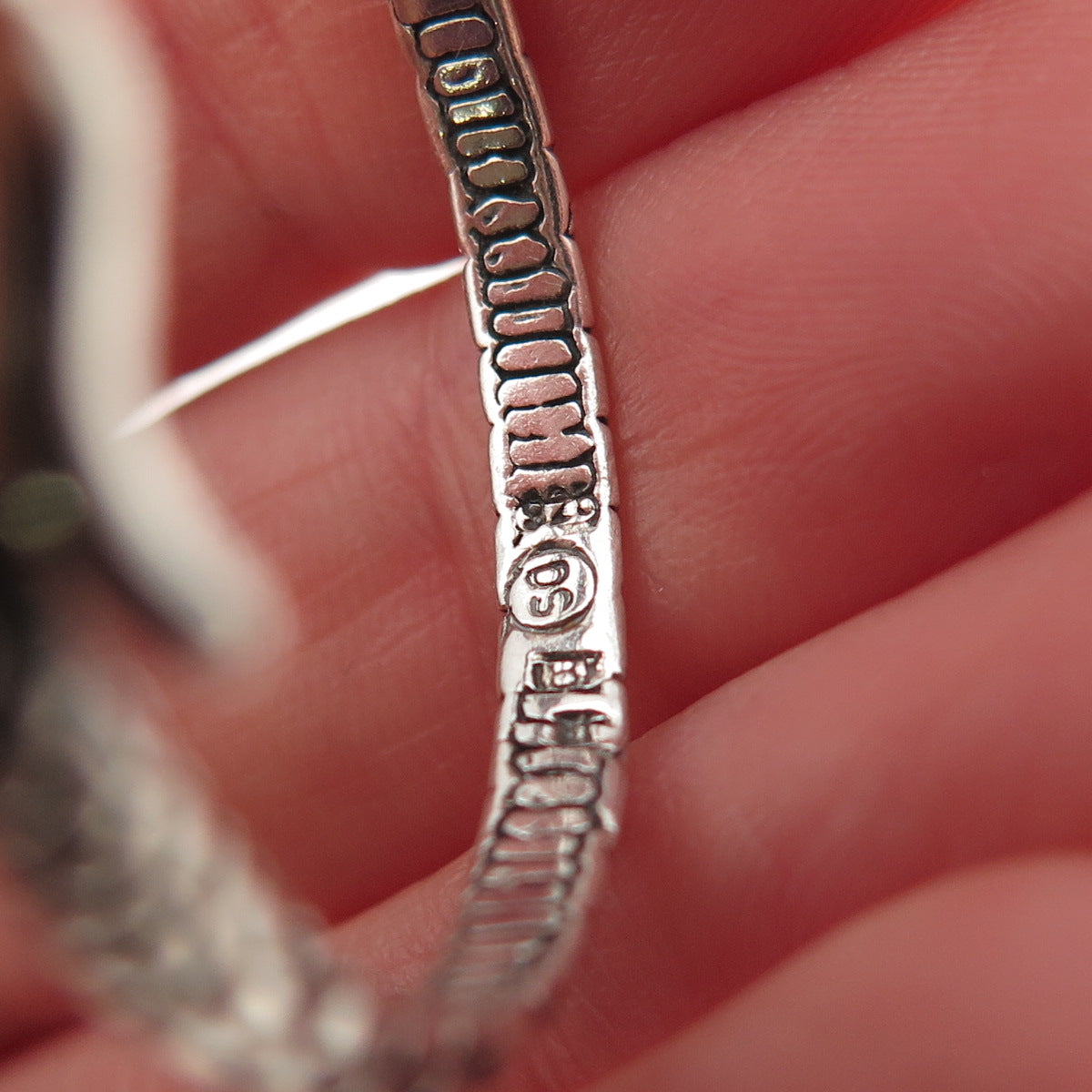 925 Sterling Silver 18K Gold Vintage Real Ruby Snake Hoop Earrings