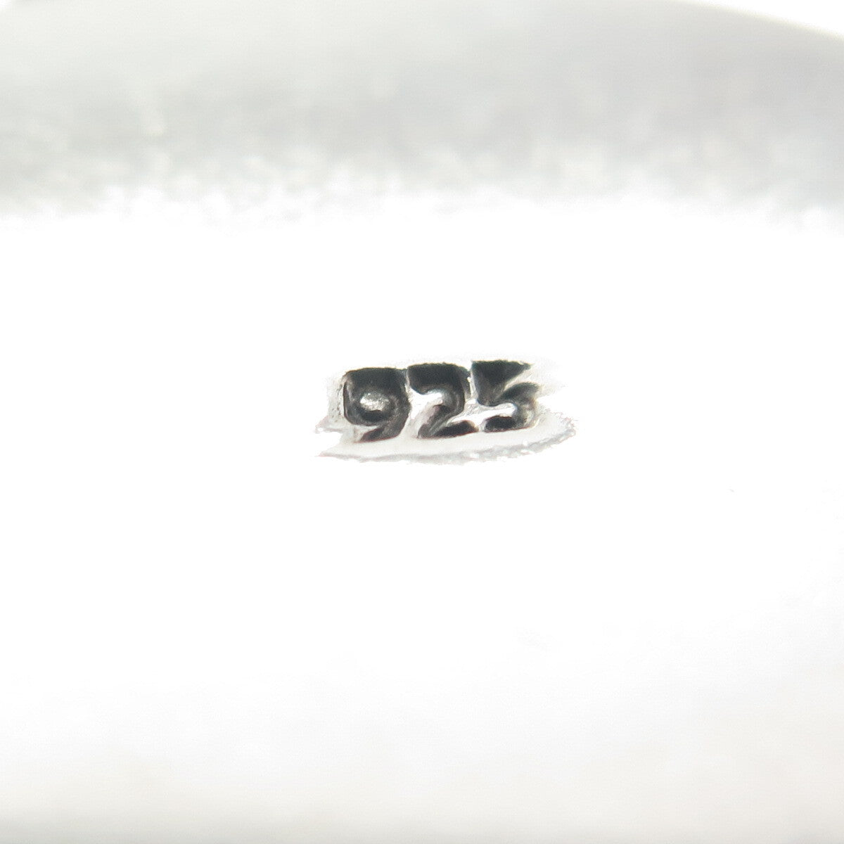 925 Sterling Silver Vintage Real Cabochon Black Onyx Modernist Pendant