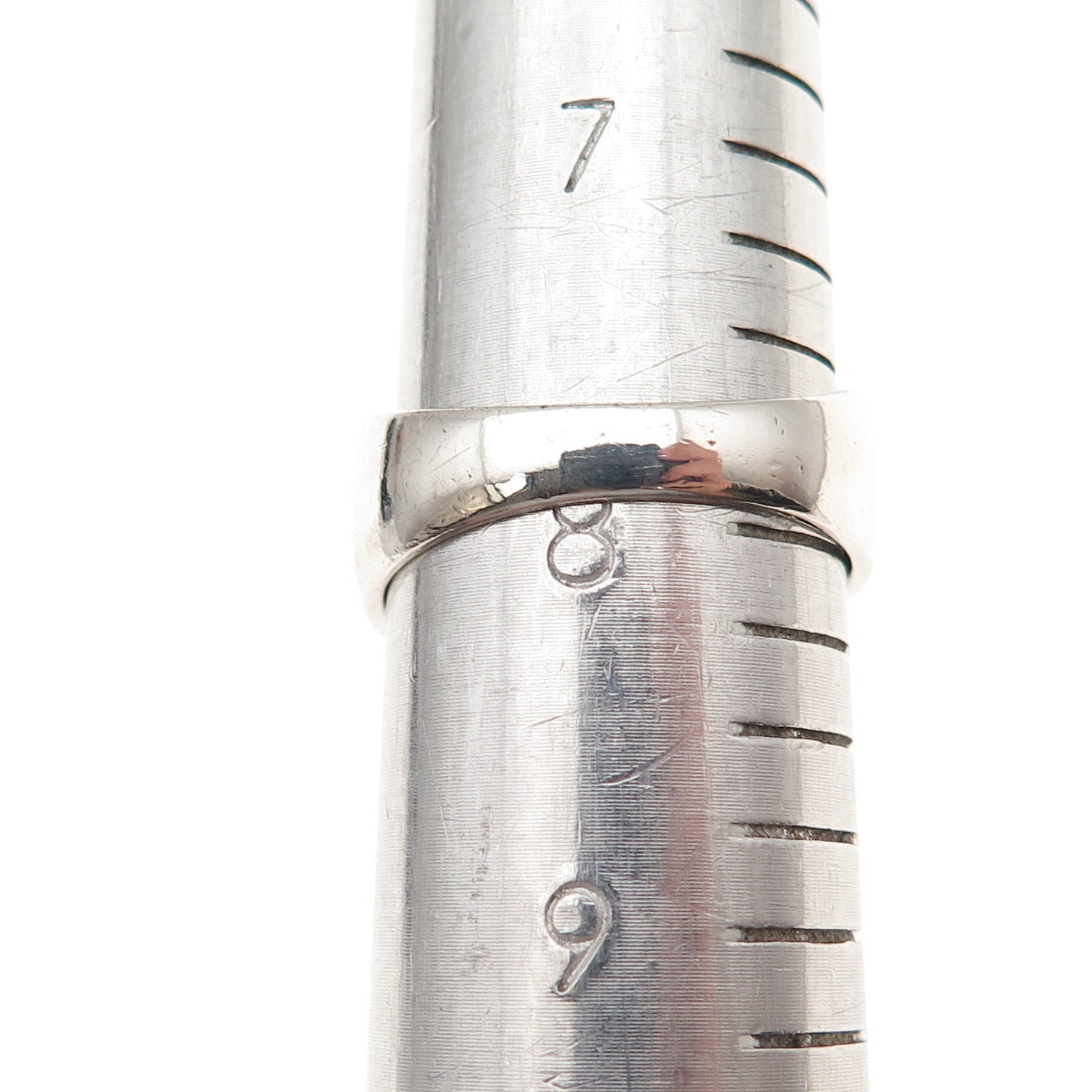 Ross Simons 925 Sterling Silver Vintage Modernist Oxidized Ring Size 8