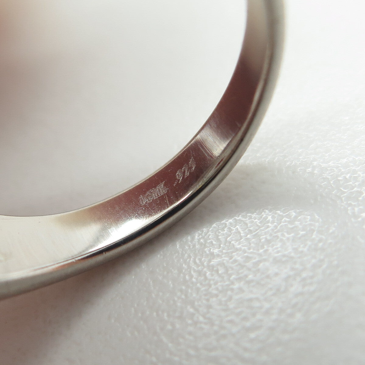 925 Sterling Silver White & Red Multi-C Z Cluster Ring Size 6.75