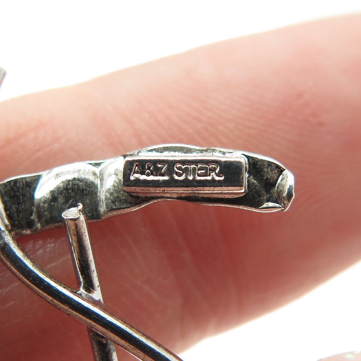 A & Z 925 Sterling Silver Vintage Wise Owl Modernist Pendant
