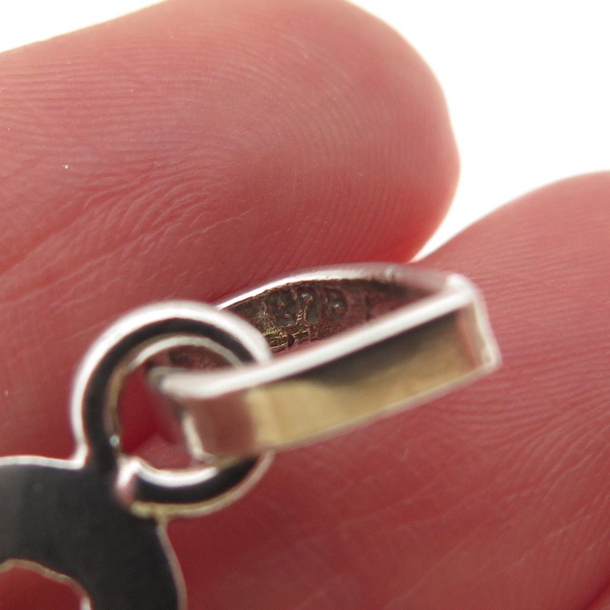925 Sterling Silver Vintage Mexico Egyptian Ankh Charm Pendant