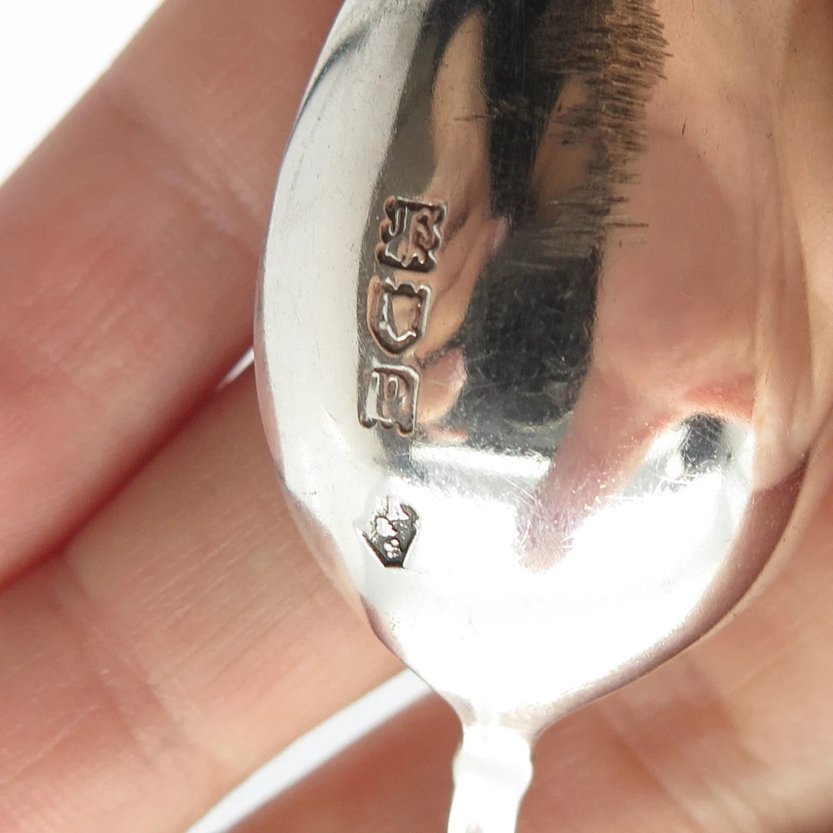 925 Sterling Silver Antique 1910 Holland Aldwinckle & Slater Enamel Spoon