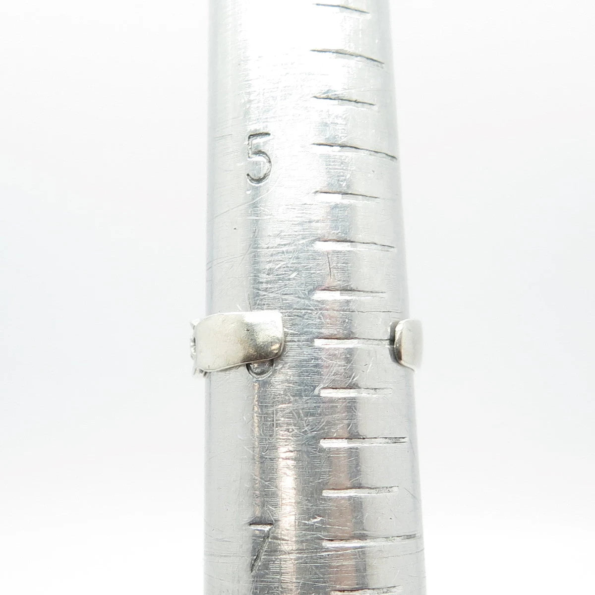 925 Sterling Silver Vintage Celtic Adjustable Ring Size 6