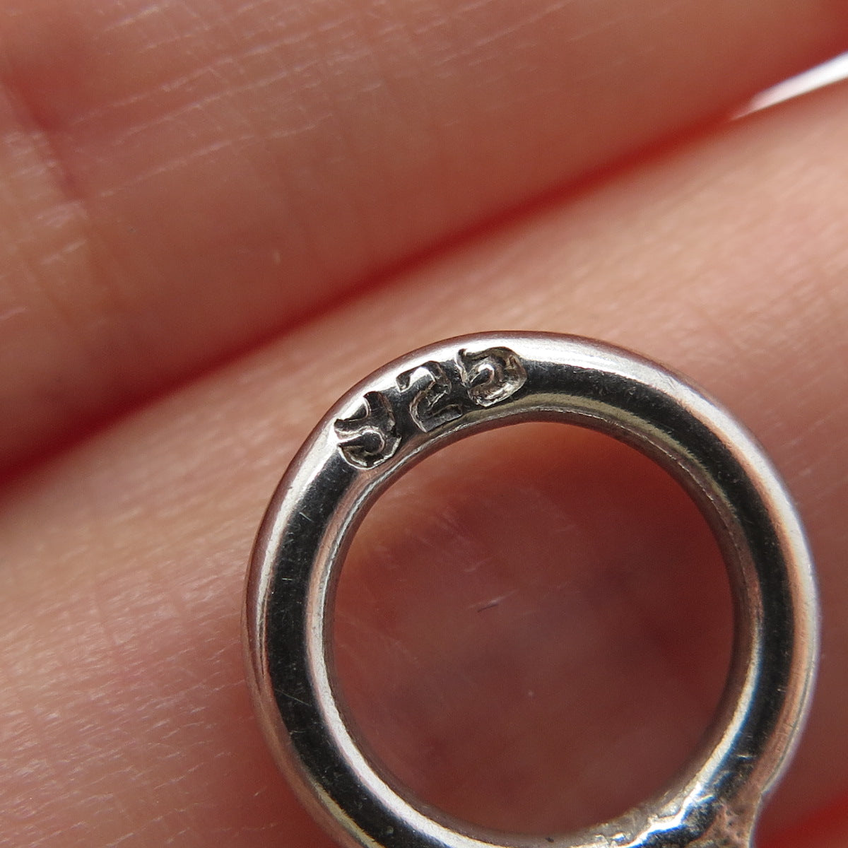 925 Sterling Silver Vintage Real Lone Mountain Turquoise Heart Bracelet 7.25"