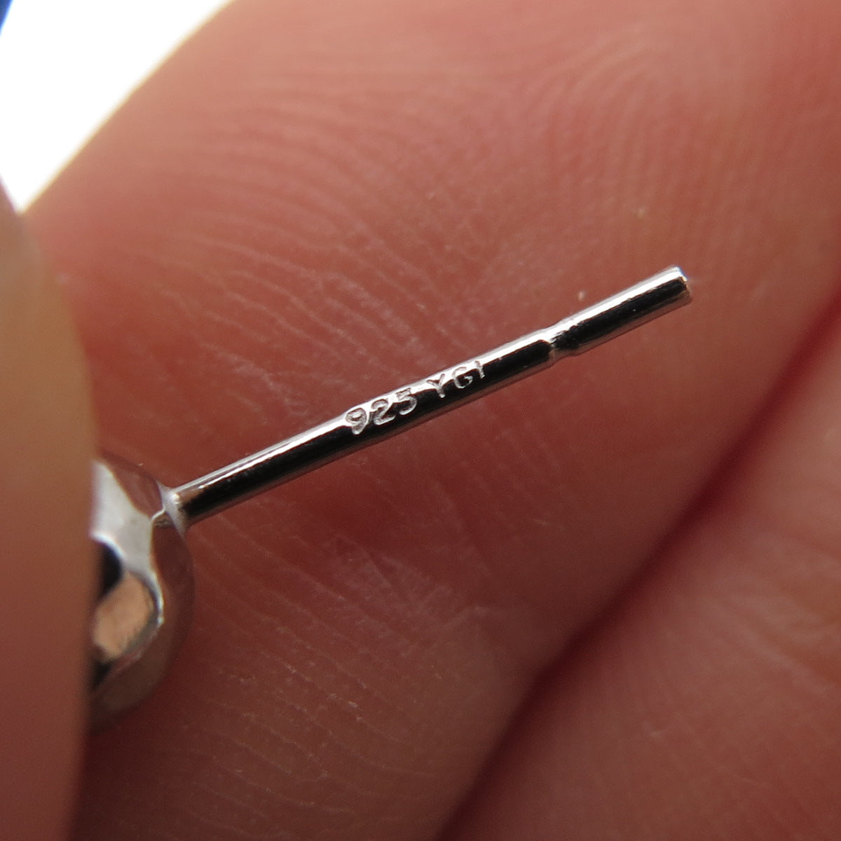 925 Sterling Silver Hammered Ball Stud Earrings