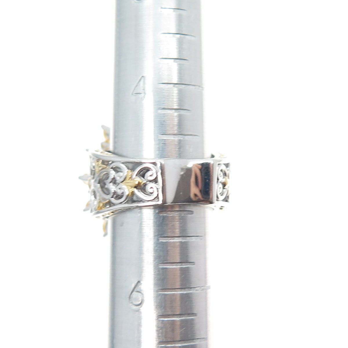 MICHAEL VALITUTTI Gems En Vogue 925 Sterling Opal Yellow Sapphire Ring Size 5.25