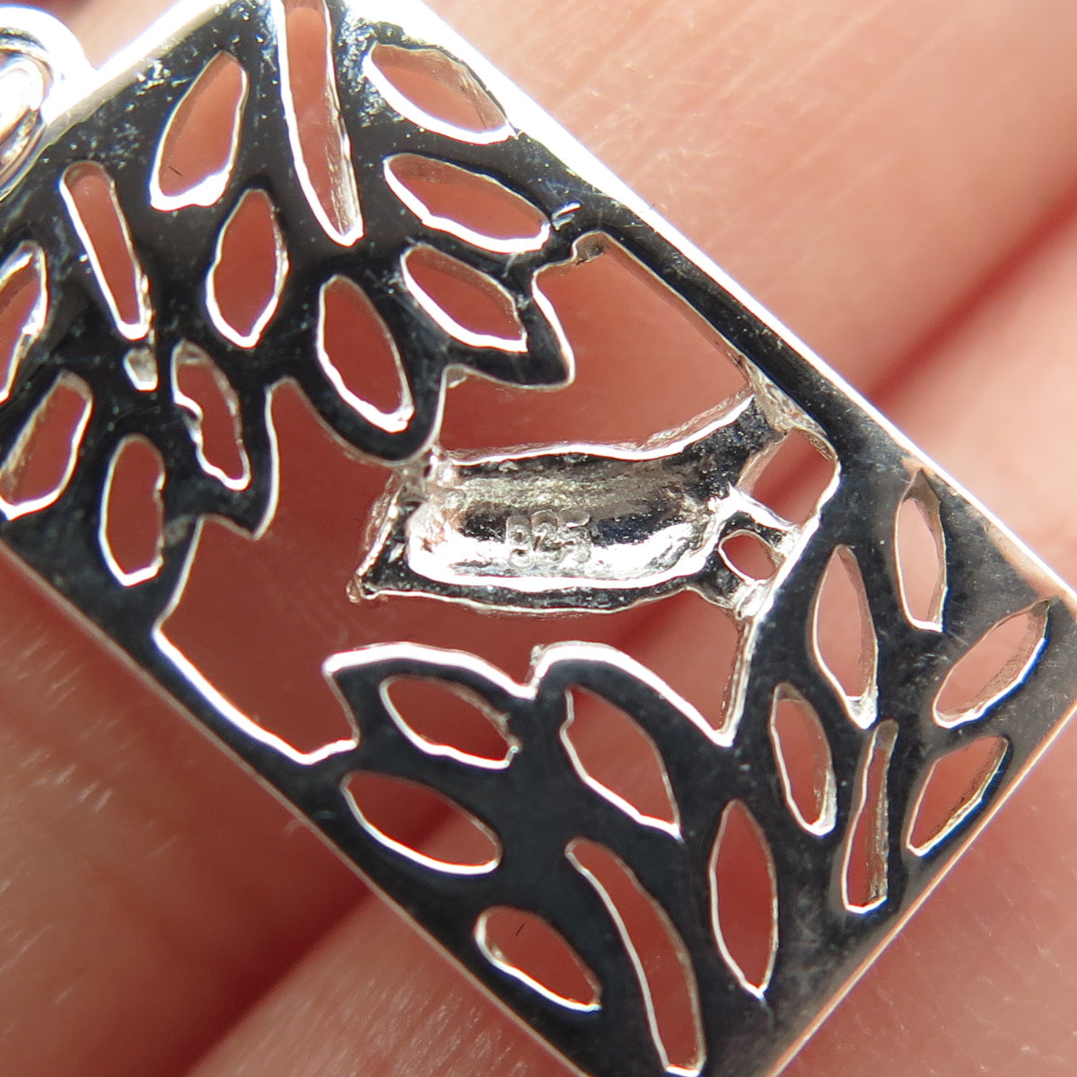 925 Sterling Silver 2-Tone Bird Dangling Earrings