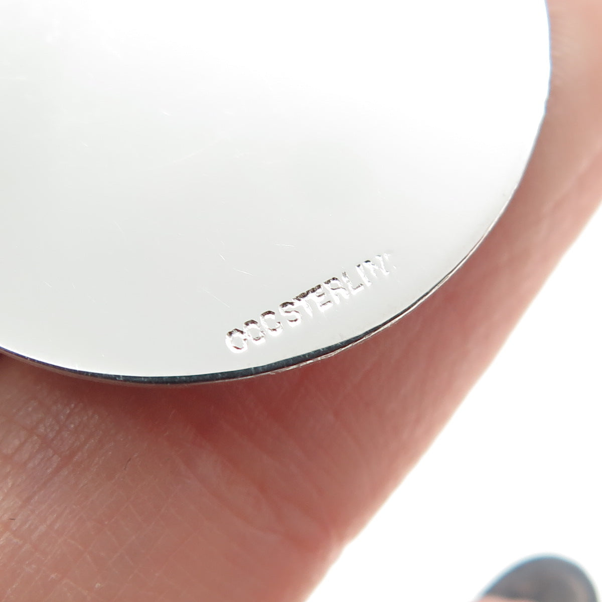 925 Sterling Silver Vintage "Confirmation" Holy Ghost Religious Pendant