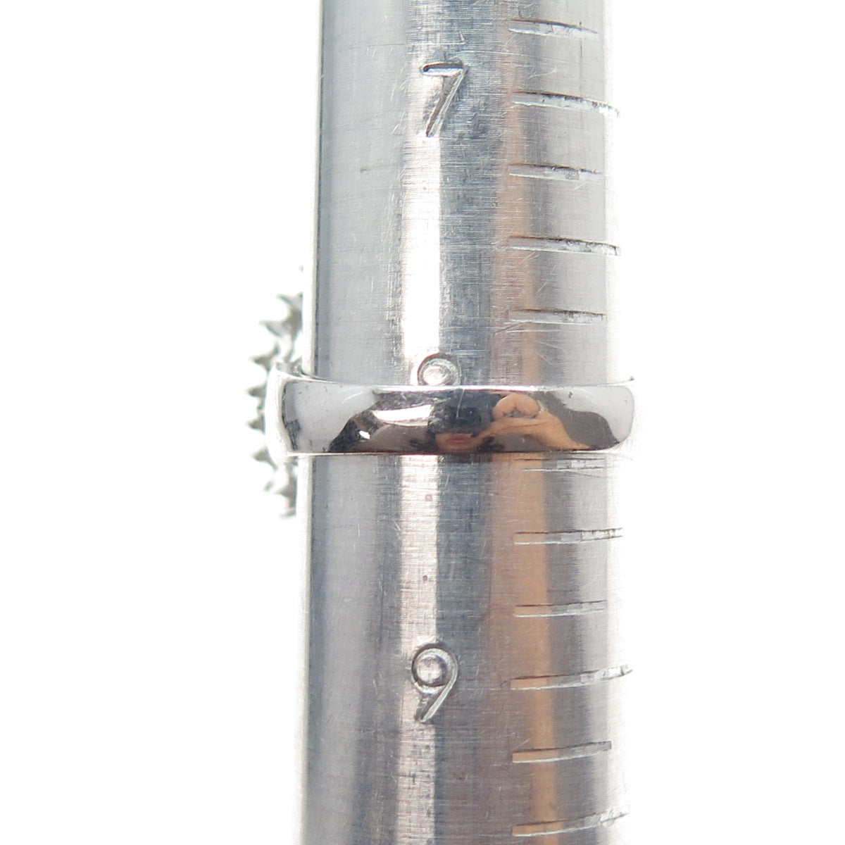 925 Sterling Silver Oval-Cut Paraiba & White C Z Bohemian Ring Size 8.25