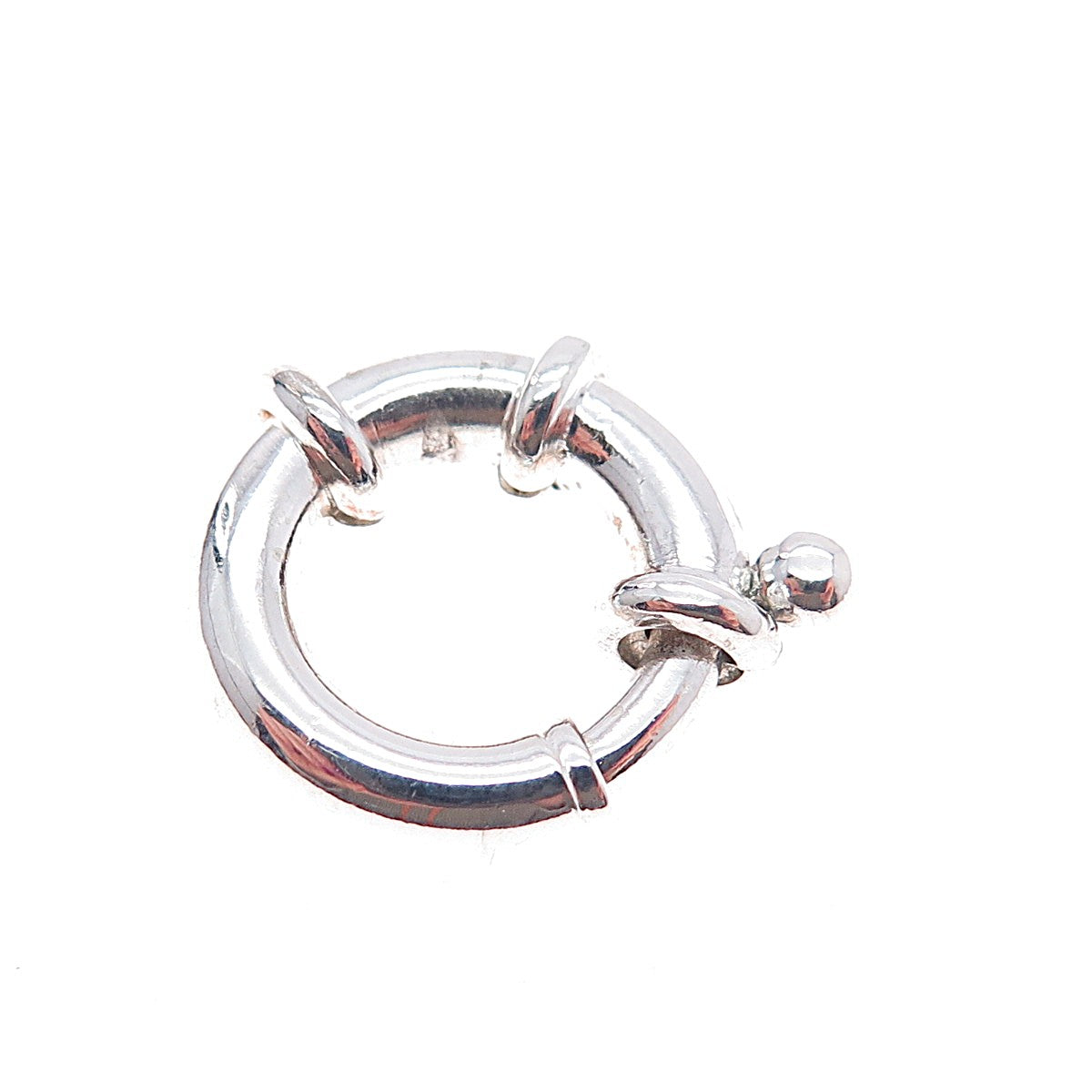 925 Sterling Silver Vintage Bracelet / Necklace Spring Ring Lock Clasp
