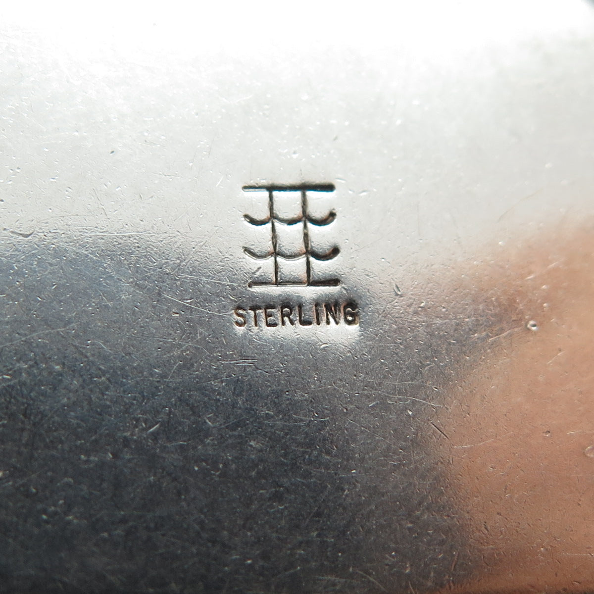 Old Pawn Navajo Sterling Silver Vintage Southwestern Beaded Chain Necklace 16"