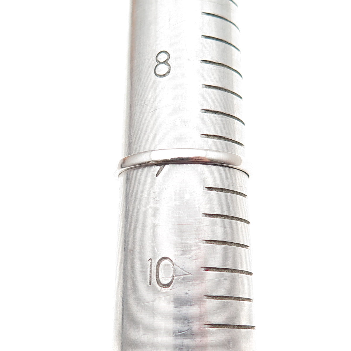 Chapal Zenray 925 Sterling Silver Real Hematite & C Z Ring Size 9