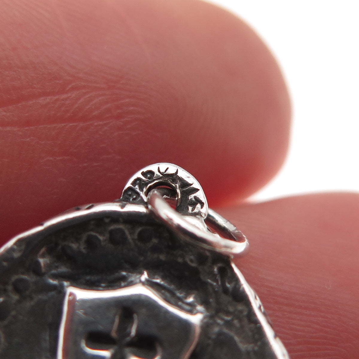 WAXING POETIC 925 Sterling Silver Vintage Letter S Initial Mini Charm Pendant