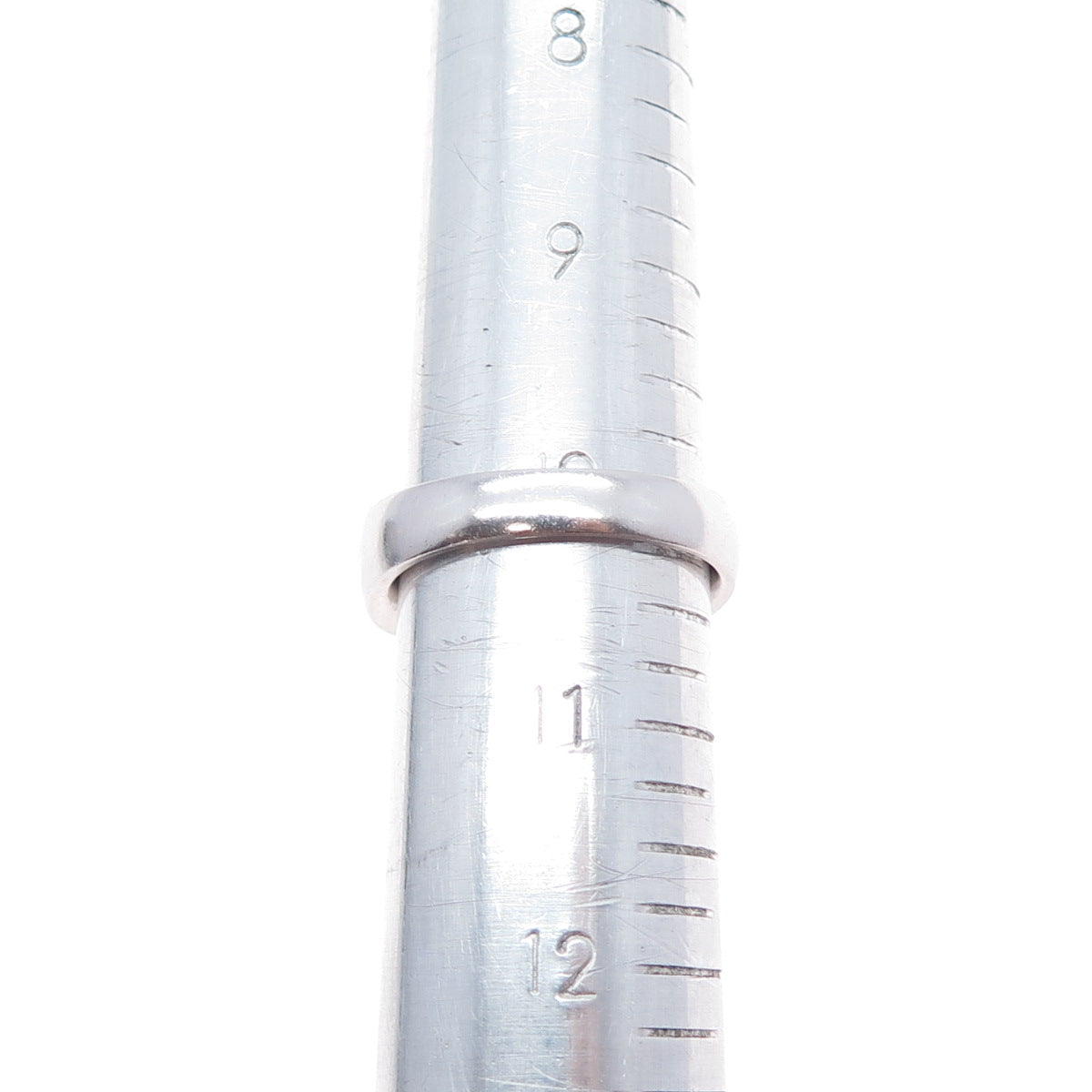 925 Sterling Silver Real Round-Cut Black Diamond Modernist Ring Size 10.25