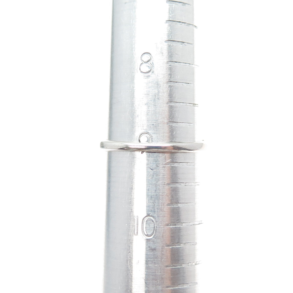 925 Sterling Silver Real Round-Cut Diamond & Cabochon Tiger Eye Ring Size 9