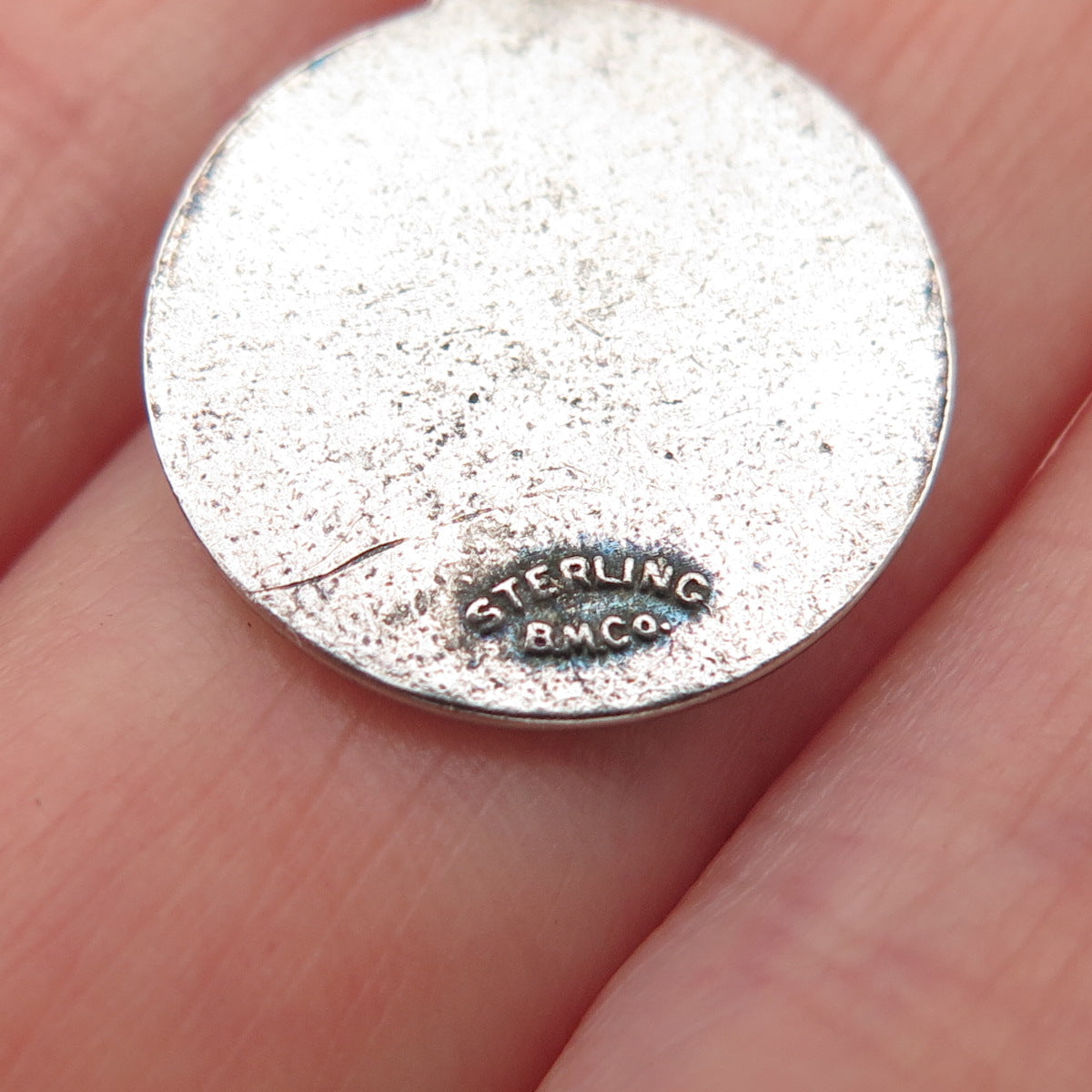 Breadner & Co. 925 Sterling Silver Vintage Enamel Maritimes Mini Charm Pendant