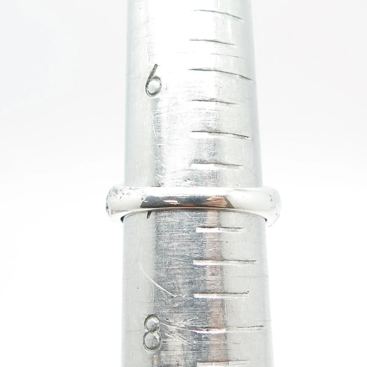 925 Sterling Silver Vintage Ethnic Ring Size 7