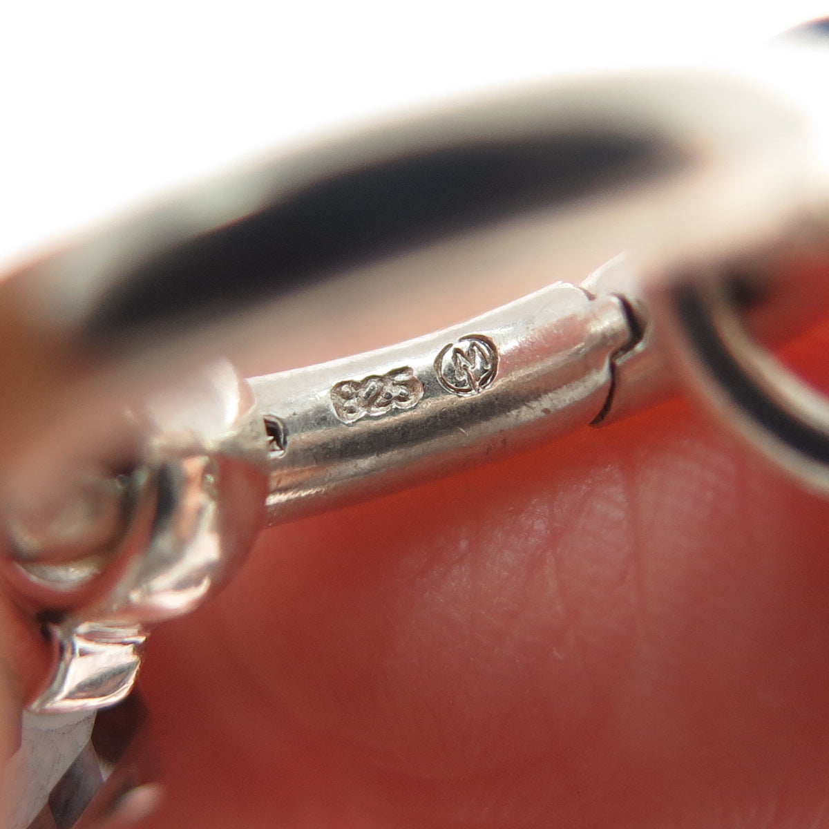 JORG HAMMER 925 Sterling Silver Vintage Smoky C Z Station Link Bracelet 6.5"