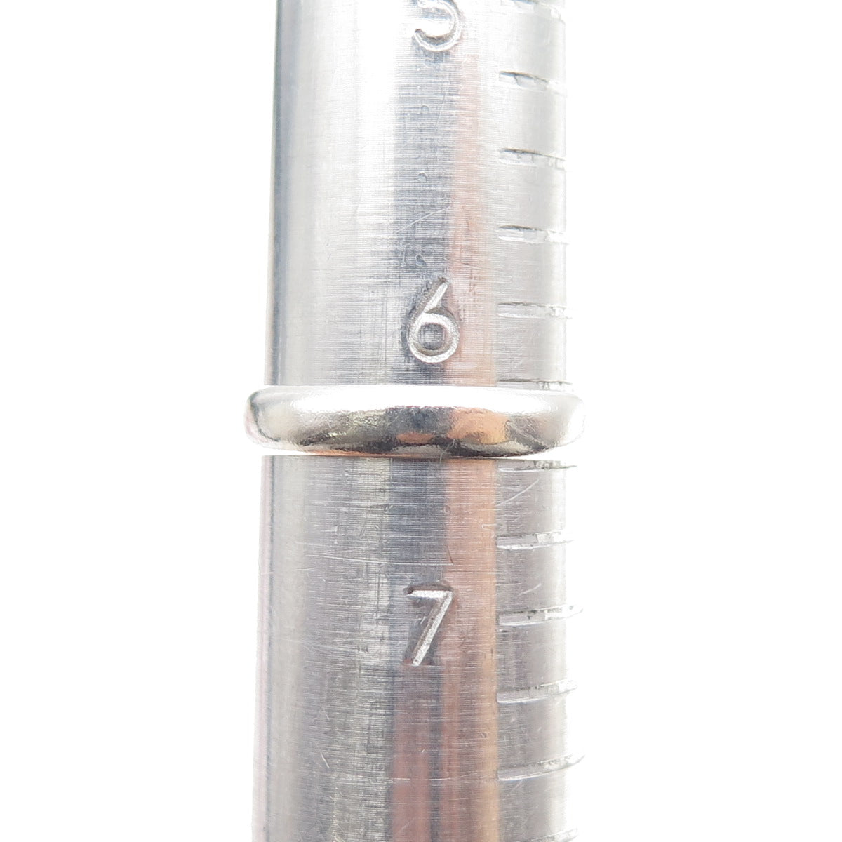 925 Sterling Silver Vintage Real Smoky Quartz Spiral Oxidized Ring Size 6.5