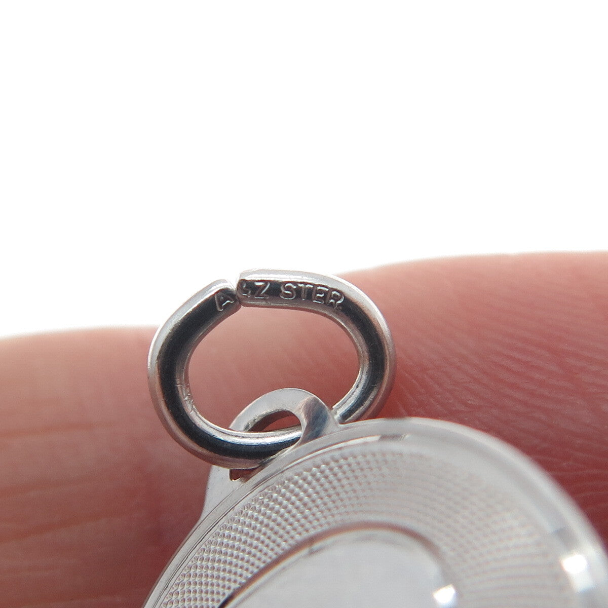 A & Z 925 Sterling Silver Vintage Boy's Face Profile Minimalist Charm Pendant