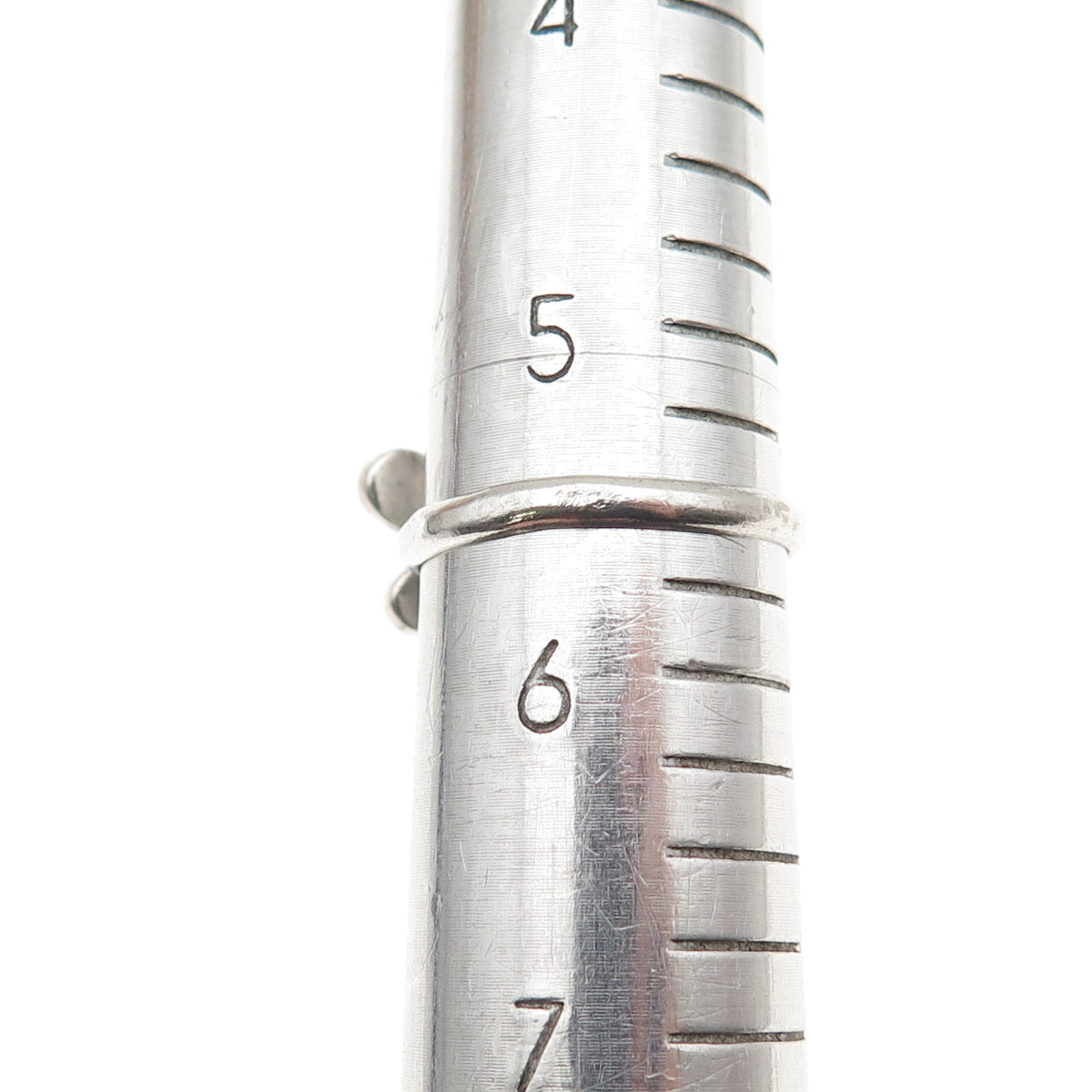 925 Sterling Silver Vintage Real MOP Dragonfly Ring Size 5.5