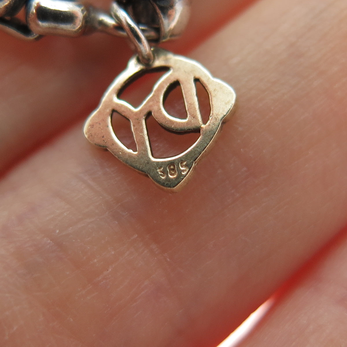 DAVID YURMAN 14K Gold & 925 Sterling Silver Vintage Round Box Chain Necklace 32"