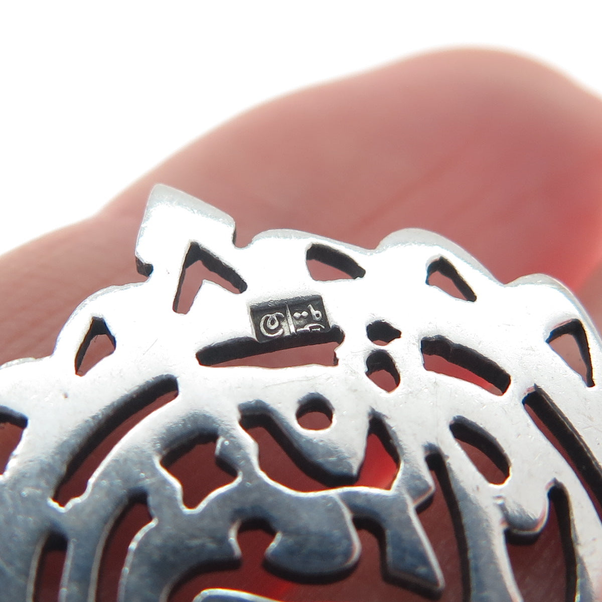 800 Silver Vintage Egypt Allah Religious Pendant