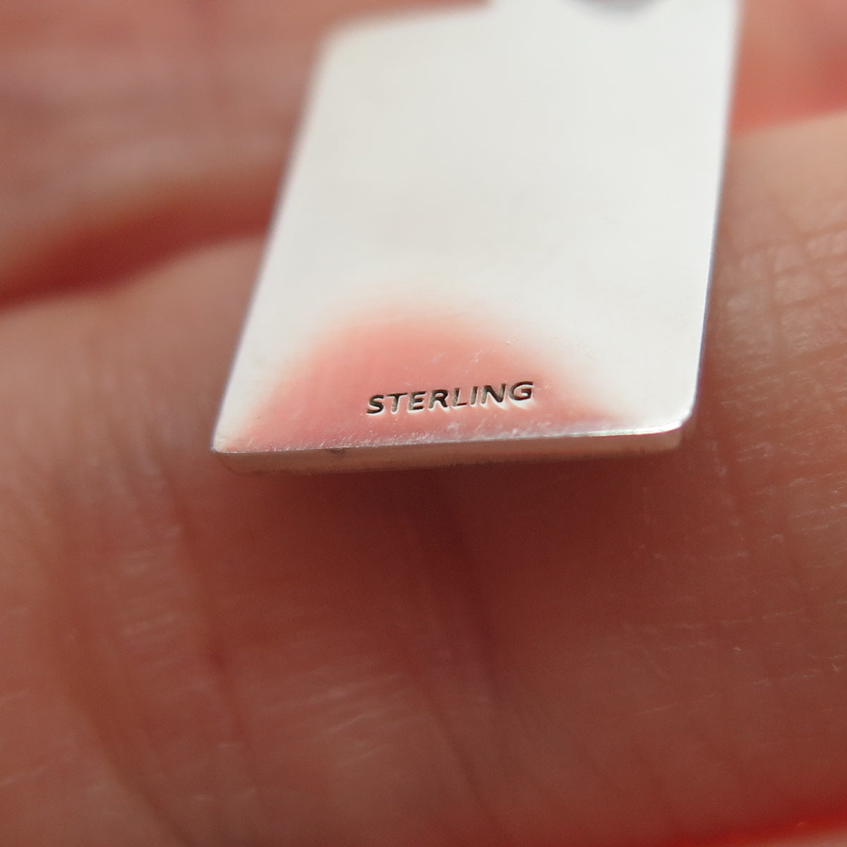 925 Sterling Silver Red Enamel Who Cares? I'm Awesome Minimalist Charm Pendant