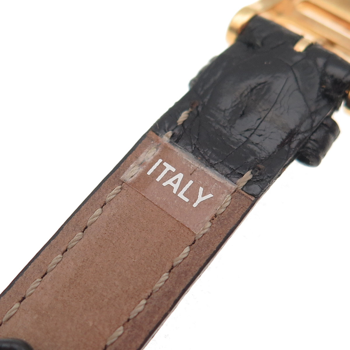 Baume & Mercier 12mm Italy Black Genuine Leather Watch Classic Band Strap
