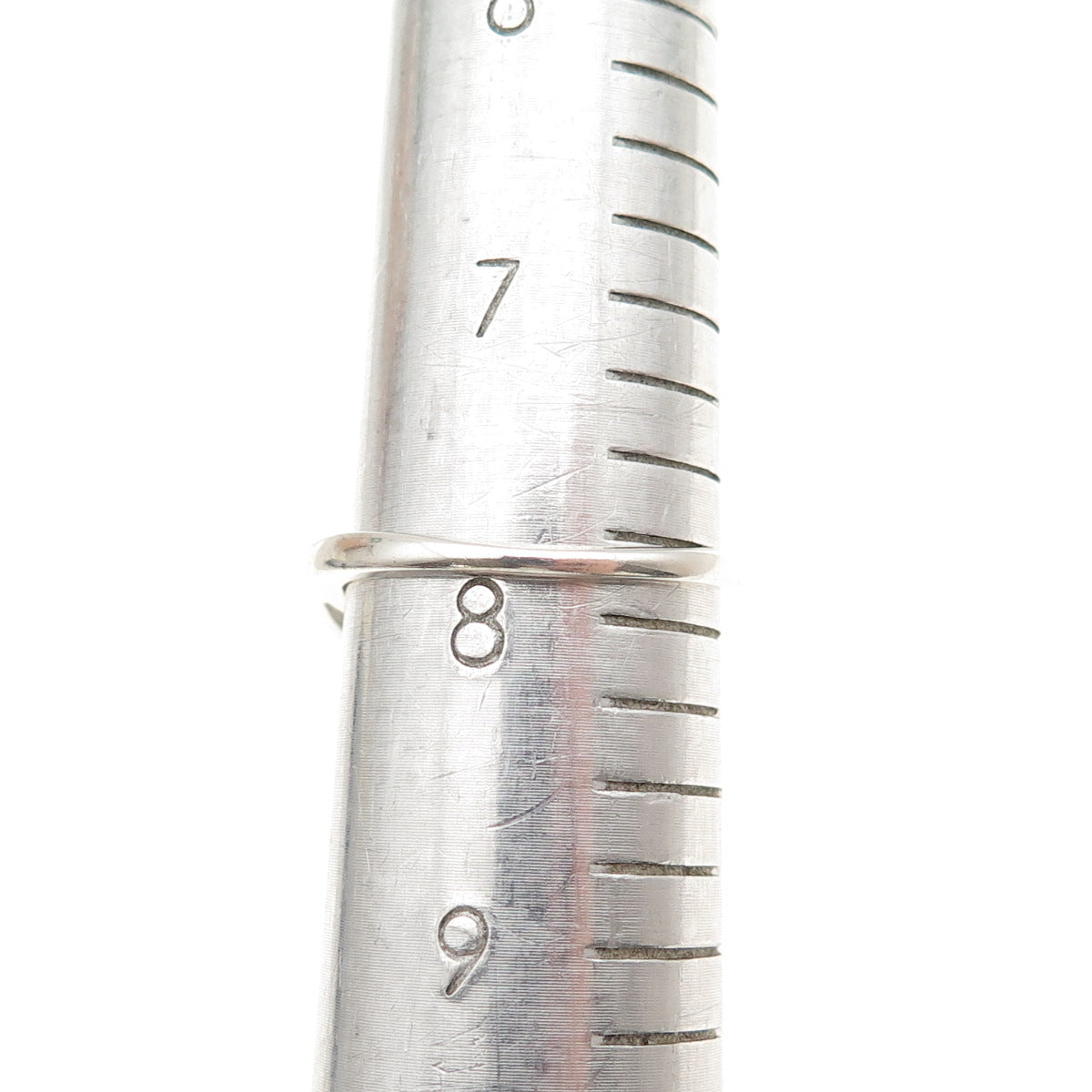 CHATEAU D'ARGENT 925 Sterling Silver Vintage Real White Topaz Ring Size 7.75