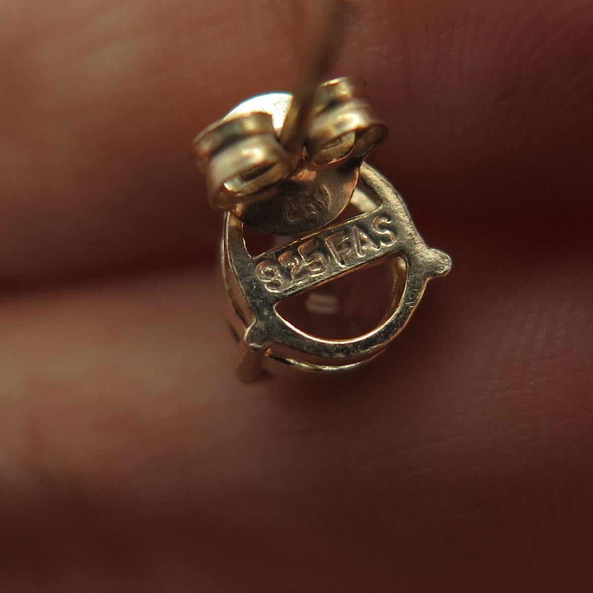 925 Sterling Silver Gold Plated Real Pear-Cut Amethyst Stud Earrings