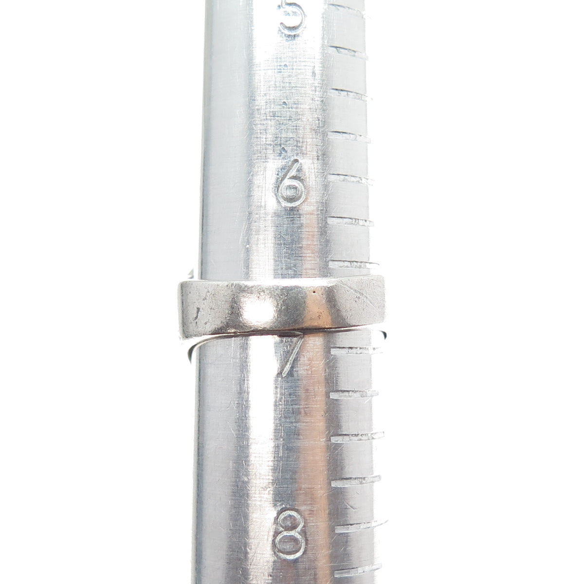 925 Sterling Silver Vintage Real Amethyst & Blue Topaz Modernist Ring Size 7