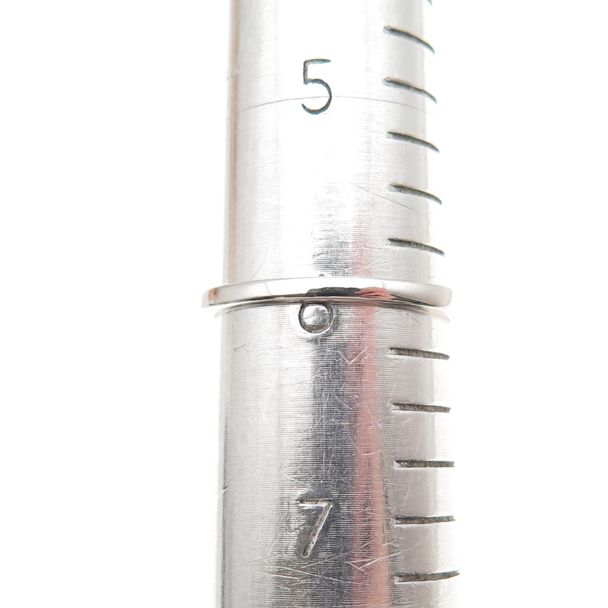 925 Sterling Silver Round-Cut C Z Engagement Ring Size 6