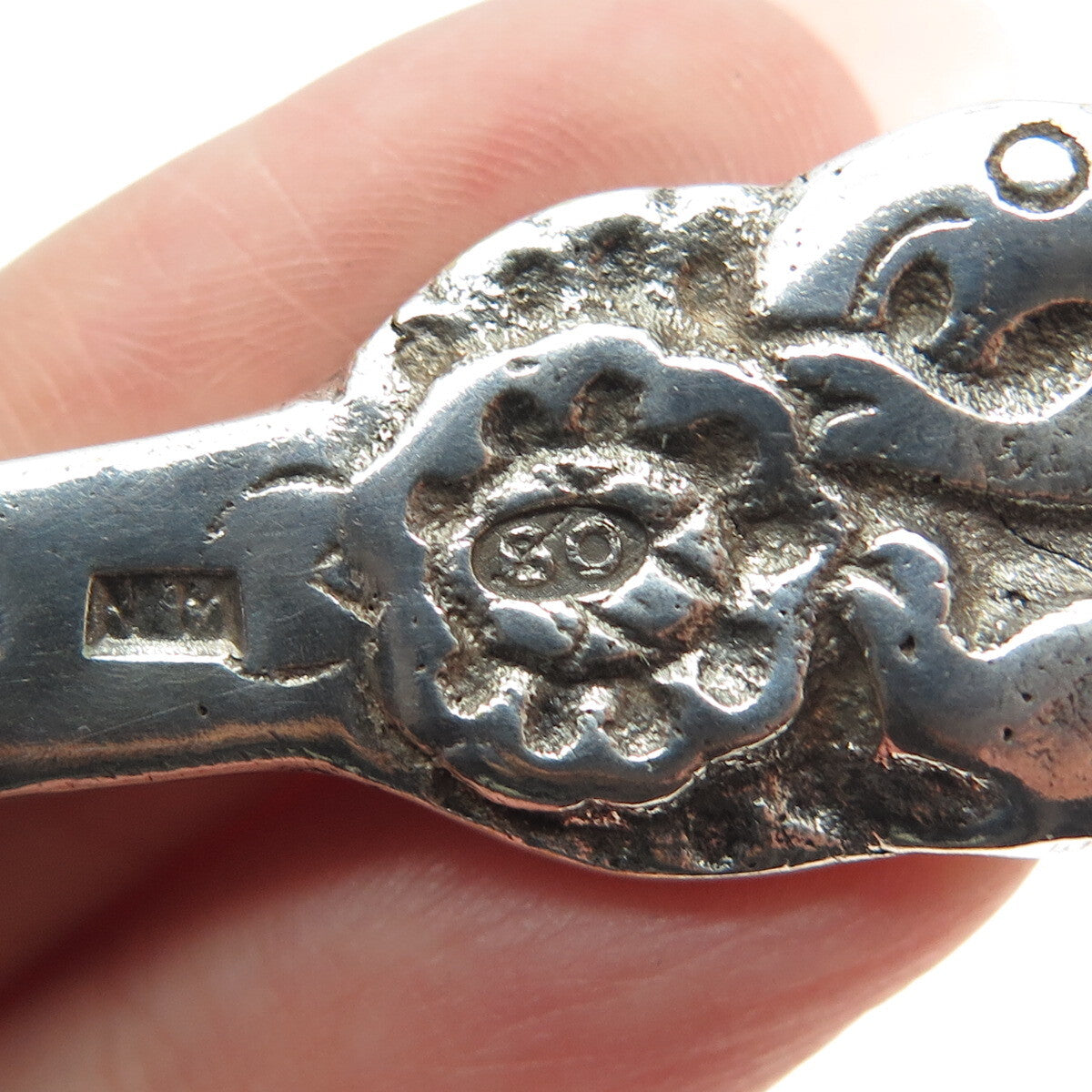 Eik Solv-Plett 700 Silver Vintage Norway Trondhjems Domkirke Spoon