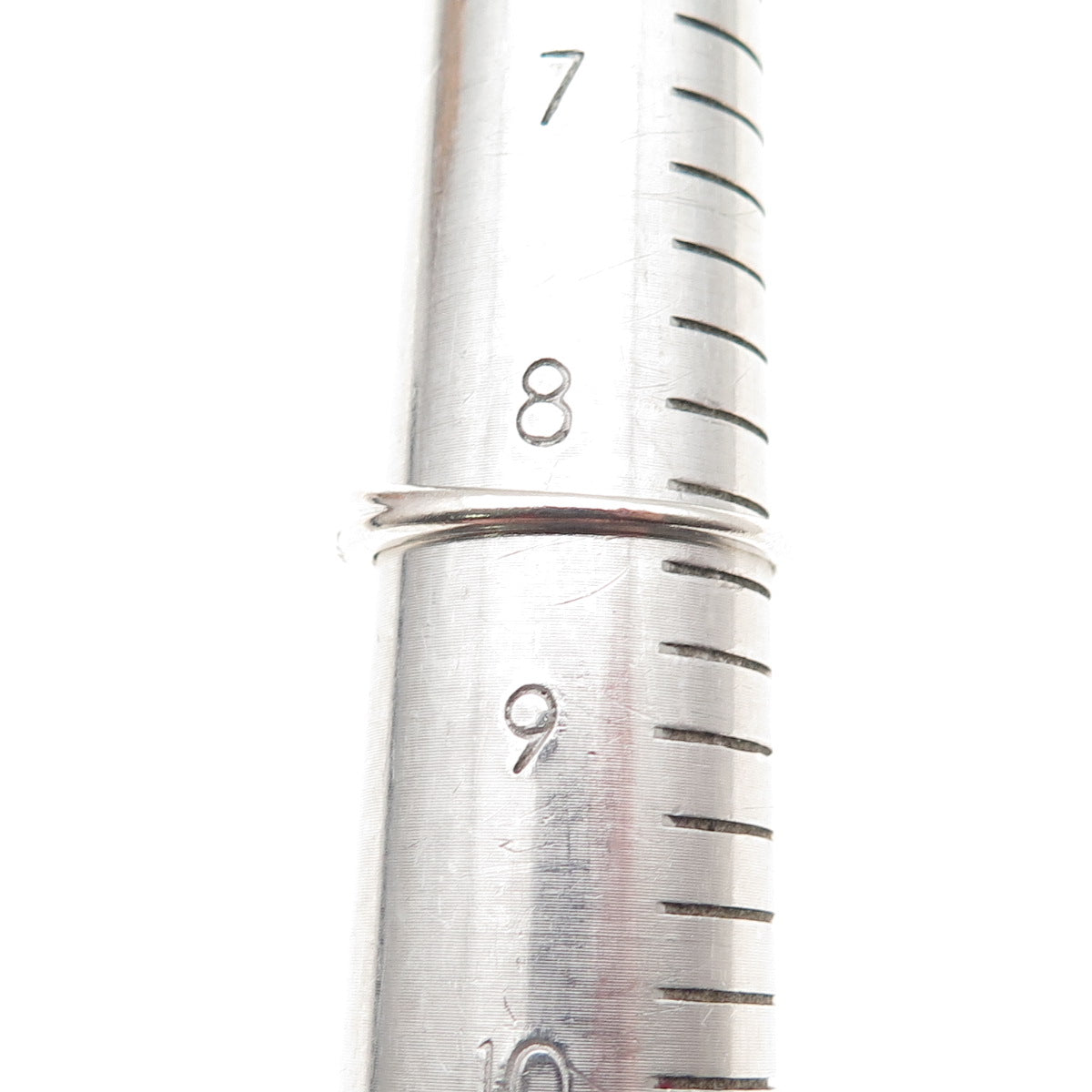 Pandora 925 Sterling Silver Round-Cut C Z Sparkling Arrow Loved Ring Size 8.5