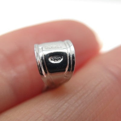 925 Sterling Silver Italy Crucifix Cross Religious Charm Pendant