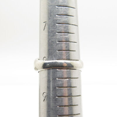 925 Sterling Silver Vintage Modernist Twisted Rope Ring Size 8.25