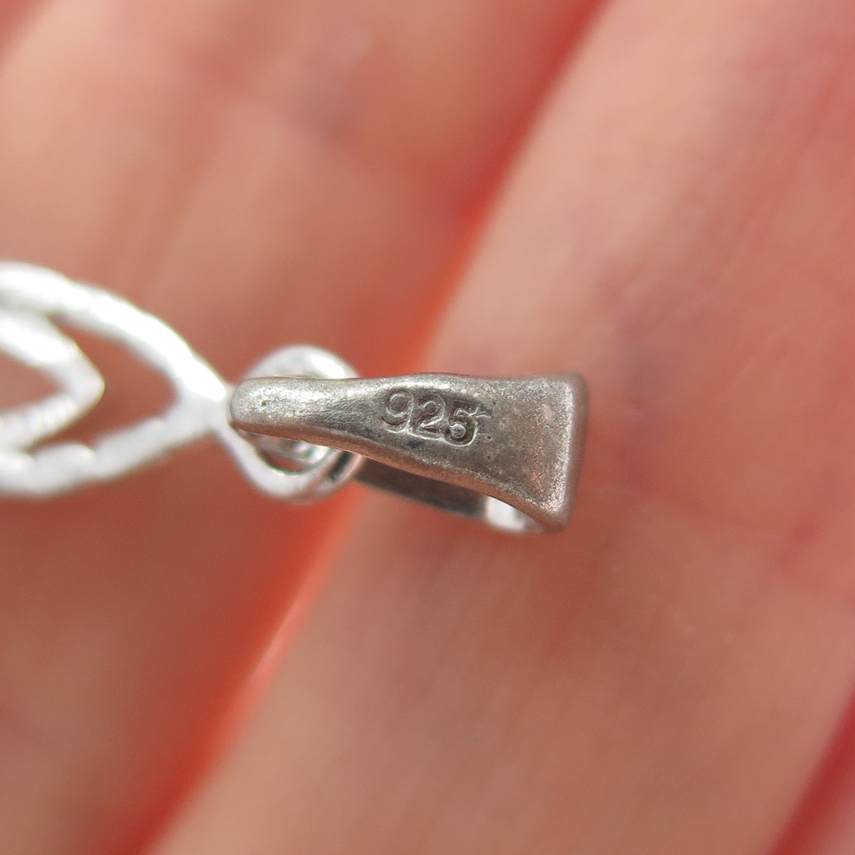 925 Sterling Silver Vintage Cross Religious Charm Pendant